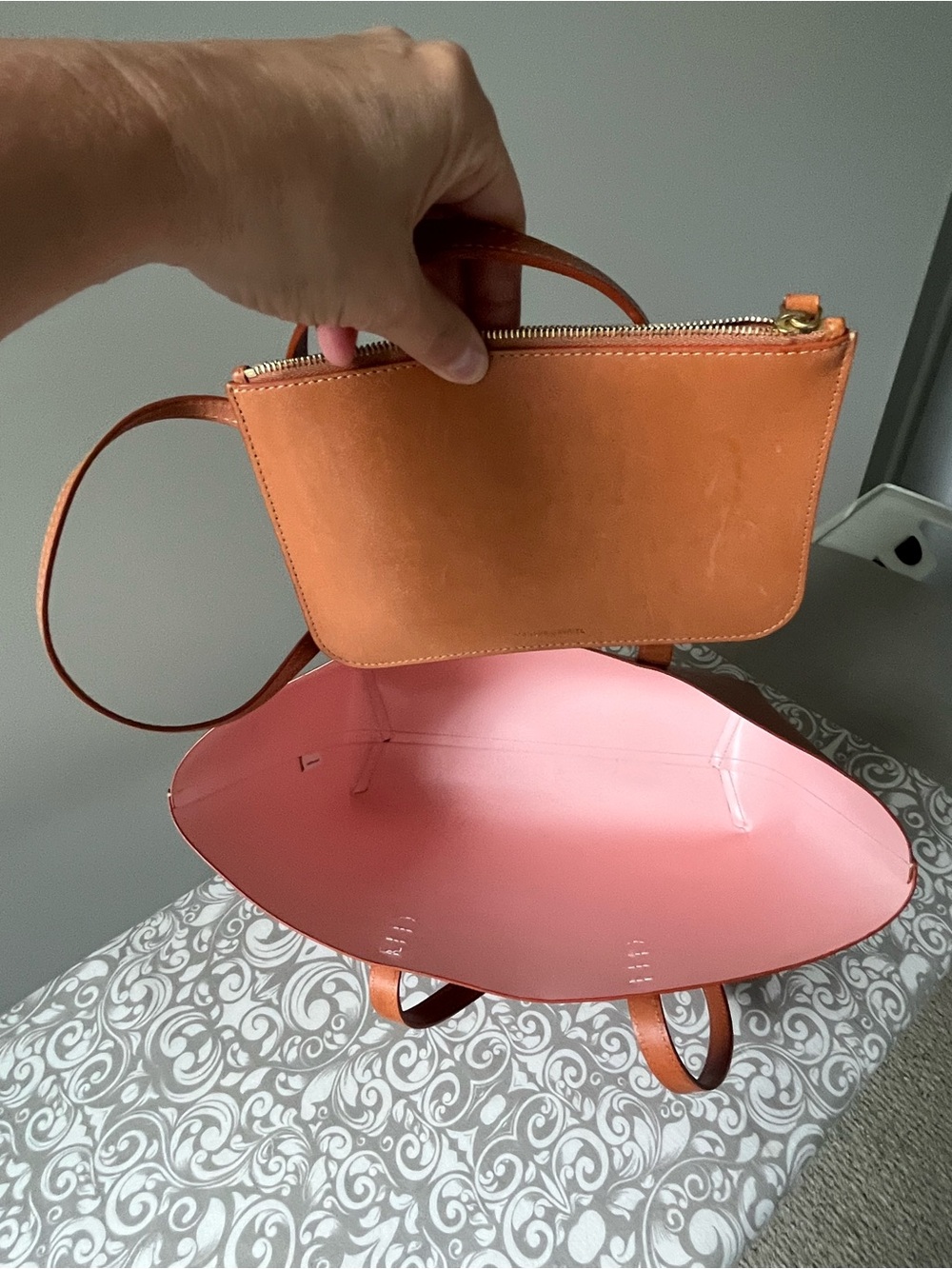 Mansur Gavriel Small Carmello Rosa Tote - Picture 13 of 15